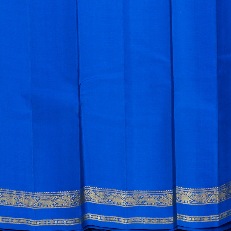 Hayagrivas Handloom Sky Blue Kanjivaram Silk Saree with Anandha Blue Border KBF644G2-29