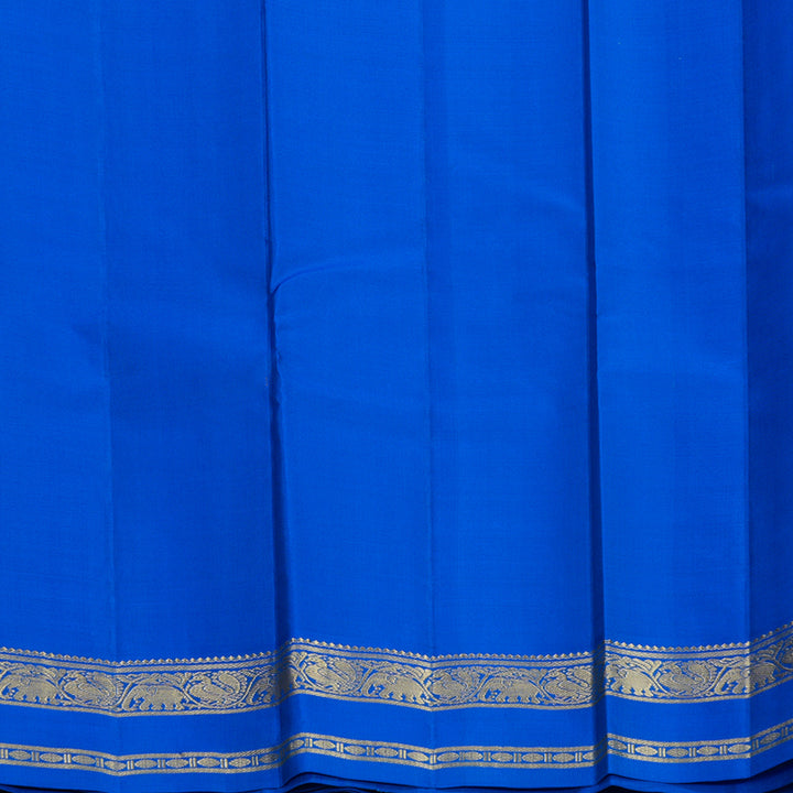 Hayagrivas Handloom Sky Blue Kanjivaram Silk Saree with Anandha Blue Border KBF644G2-29