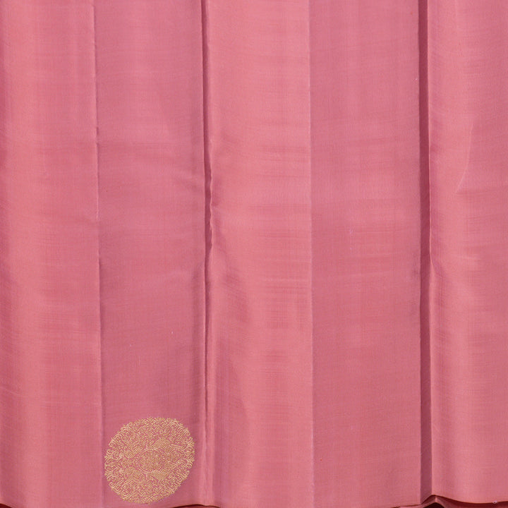 Hayagrivas Handloom Persian Pink Kanjivaram Silk Saree KBF645G14-2