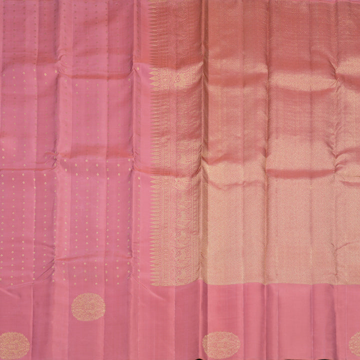 Hayagrivas Handloom Persian Pink Kanjivaram Silk Saree KBF645G14-2