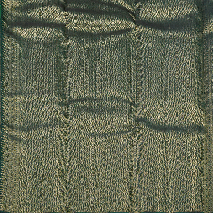 Hayagrivas Handloom Fluorescent Green Kanjivaram Silk Saree KBF645G20-1
