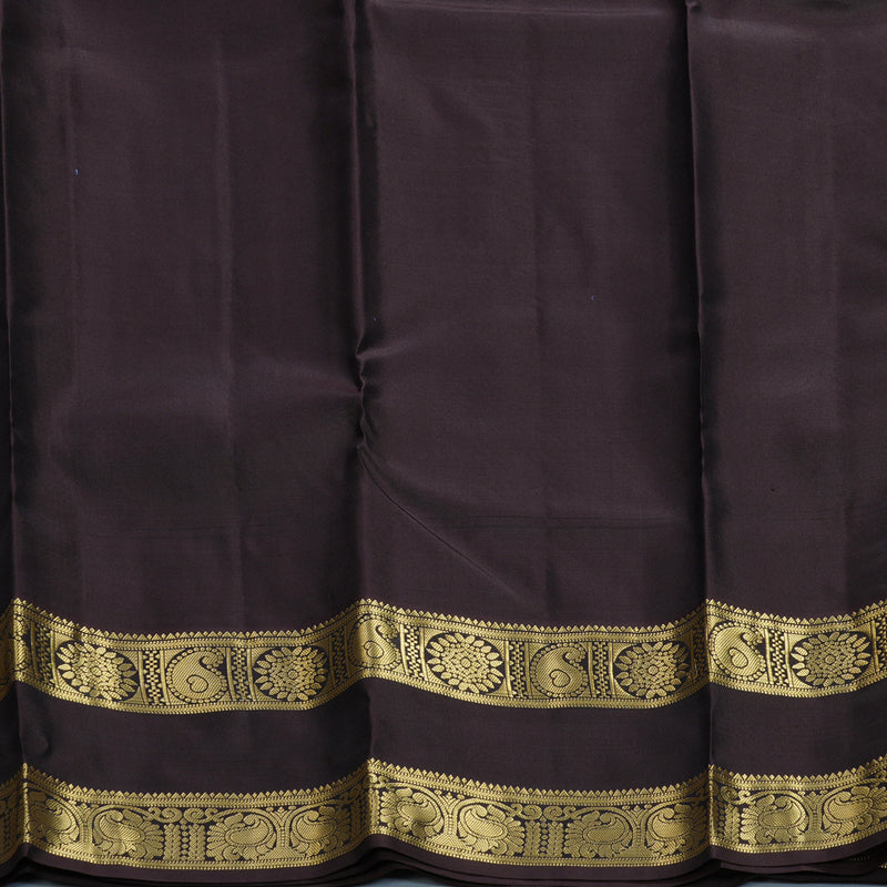 Hayagrivas Handloom Green Kanjivaram Silk Saree KBF648G1-1