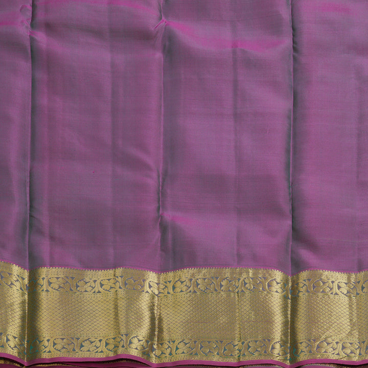 Hayagrivas Handloom Parrot Green Kanjivaram Silk Saree KBF648G4-6