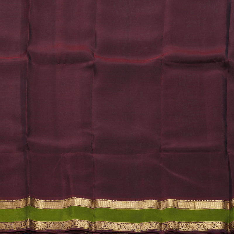 Hayagrivas Handloom Rama Green Kanjivaram Silk Saree KBF649G1-14