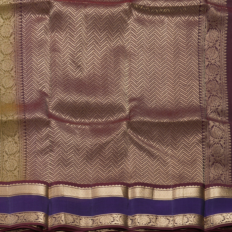 Hayagrivas Handloom Mehandi Green Kanjivaram Silk Saree KBF649G1-19