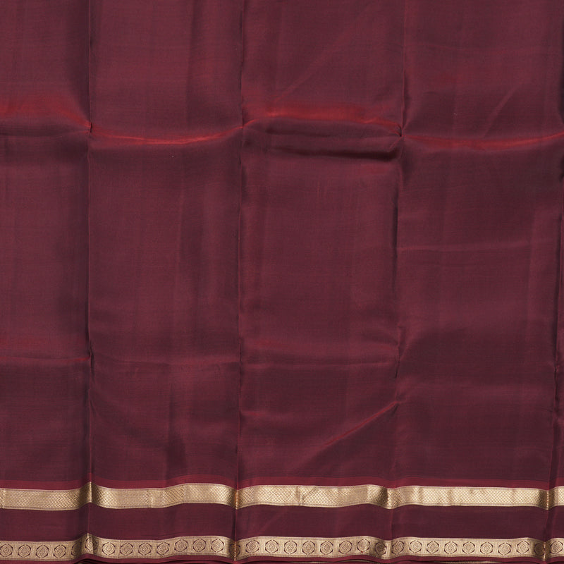 Hayagrivas Handloom Kanchana Brown Kanjivaram Silk Saree KBF649G1-21