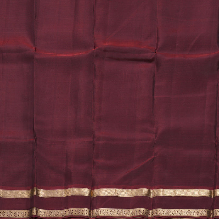 Hayagrivas Handloom Kanchana Brown Kanjivaram Silk Saree KBF649G1-21