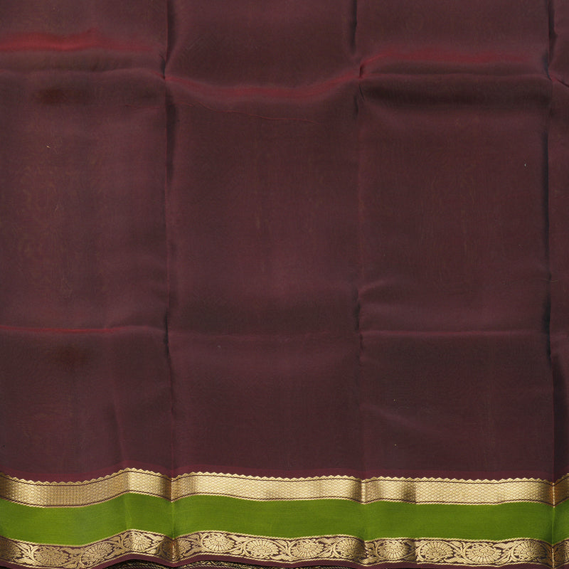 Hayagrivas Handloom Mehandi Green Kanjivaram Silk Saree KBF649G1-3