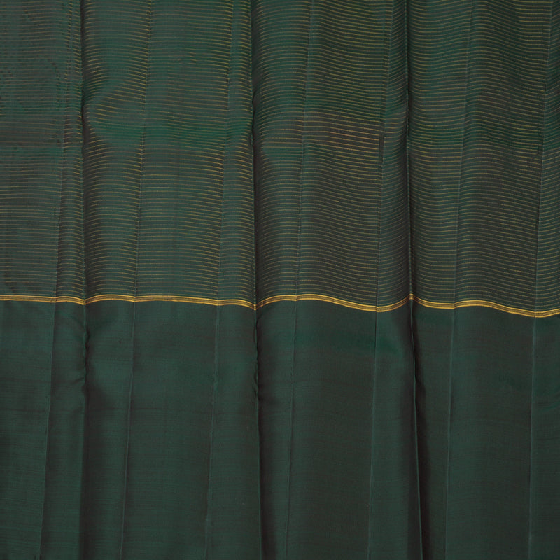 Hayagrivas Handloom Purple Kanjivaram Silk Saree with Bottle Green Border KBF652G1-4