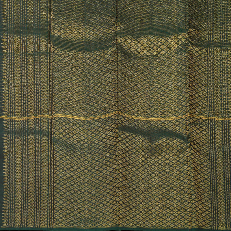 Hayagrivas Handloom Purple Kanjivaram Silk Saree with Bottle Green Border KBF652G1-4