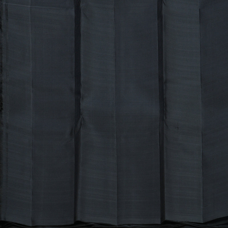 Hayagrivas Handloom Black Kanjivaram Silk Saree KBF653G1-2
