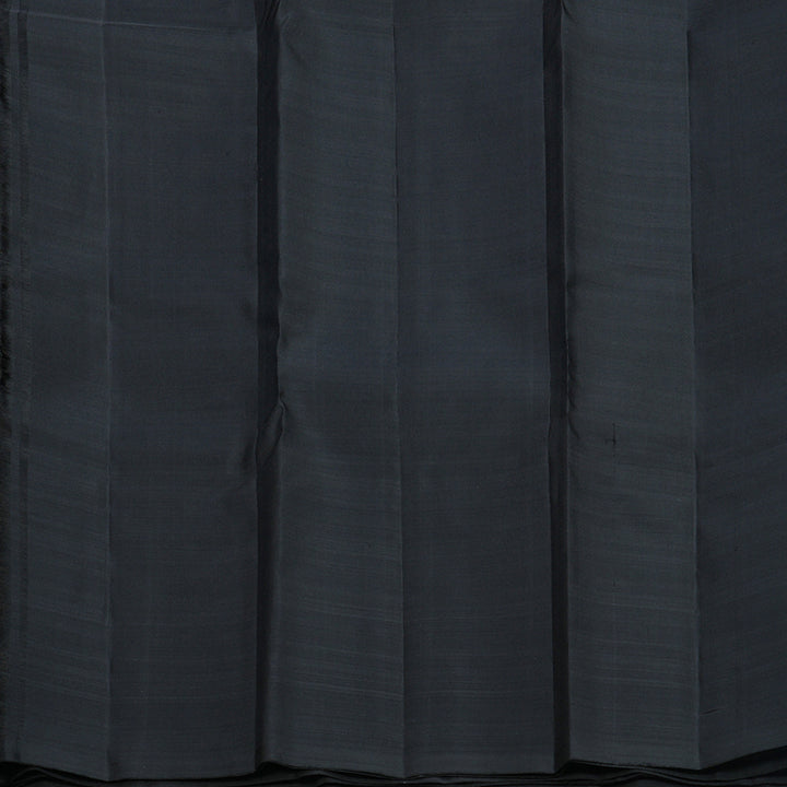 Hayagrivas Handloom Black Kanjivaram Silk Saree KBF653G1-2