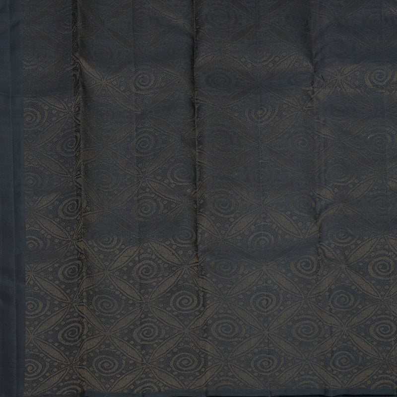 Hayagrivas Handloom Black Kanjivaram Silk Saree KBF653G1-2