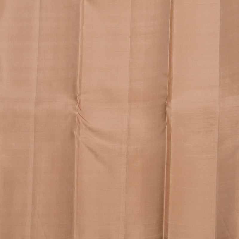 Hayagrivas Handloom Light Brown Kanjivaram Silk Saree KBF653G3-1