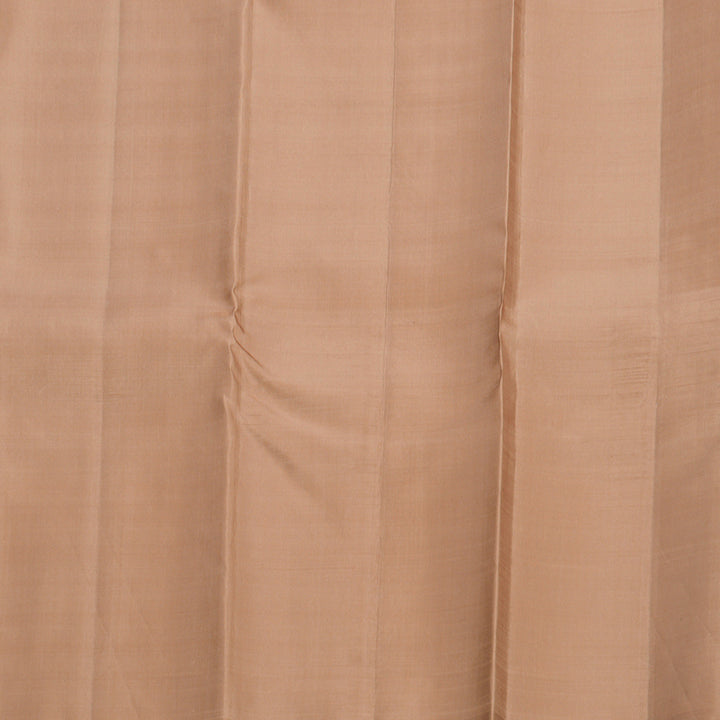 Hayagrivas Handloom Light Brown Kanjivaram Silk Saree KBF653G3-1