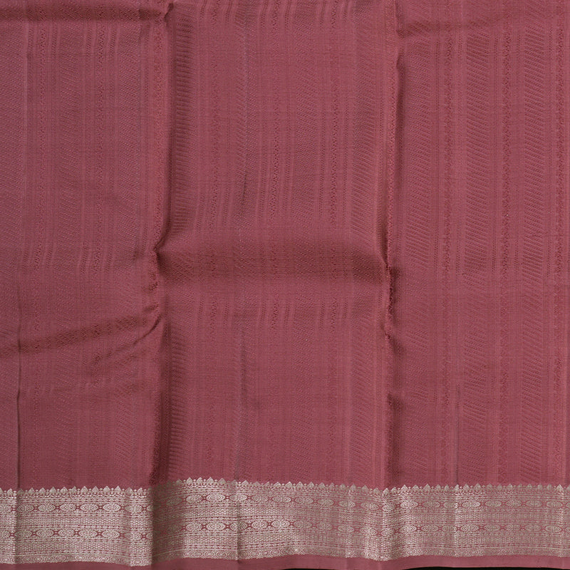 Hayagrivas Handloom Rosewood Pink Kanjivaram Silk Saree KBF653G5-1