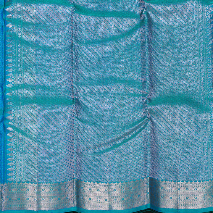 Hayagrivas Handloom Mayilkazhuthu Kanjivaram Silk Saree KBF653G5-3