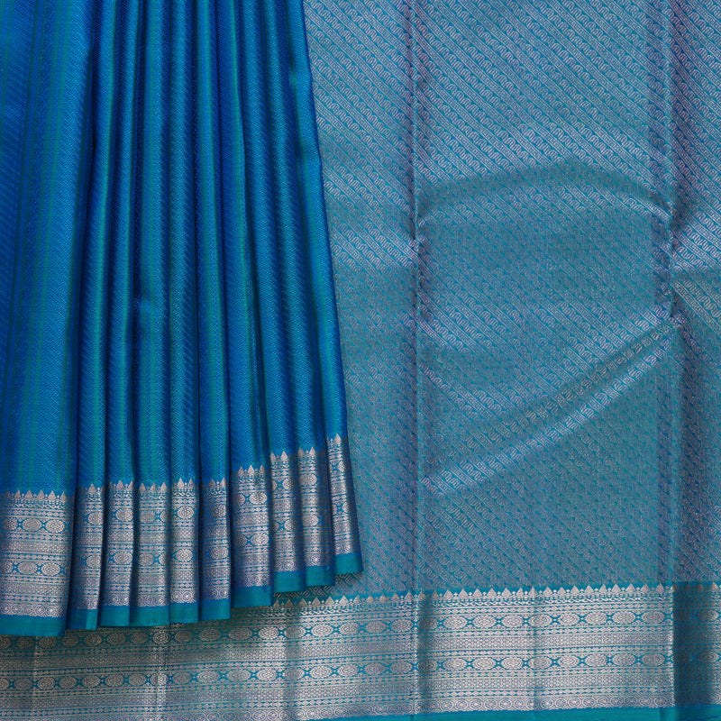 Hayagrivas Handloom Mayilkazhuthu Kanjivaram Silk Saree KBF653G5-3