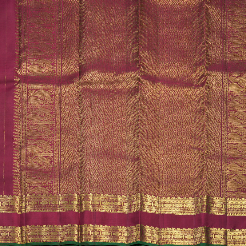 Hayagrivas Handloom Maroon Kanjivaram Silk Saree KBF656G15-4