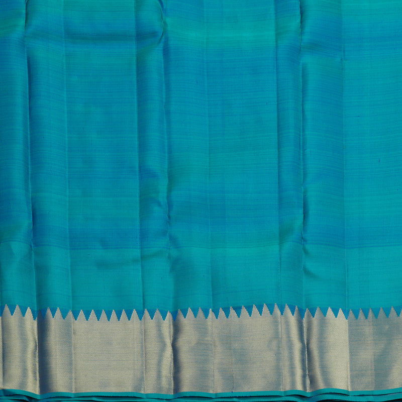 Hayagrivas Handloom Mayilkazhuthu Kanjivaram Silk Saree KBF656G19-5