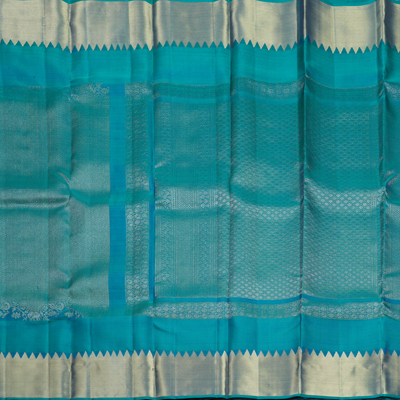 Hayagrivas Handloom Mayilkazhuthu Kanjivaram Silk Saree KBF656G19-5