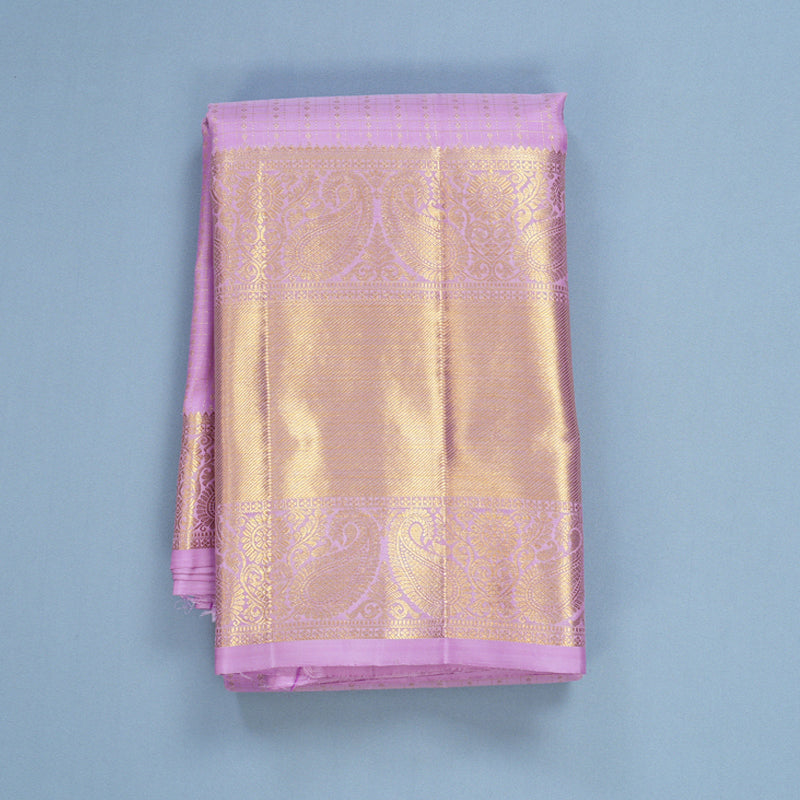 Hayagrivas Handloom Lavender Kanjivaram Silk Saree KBF656G20-1