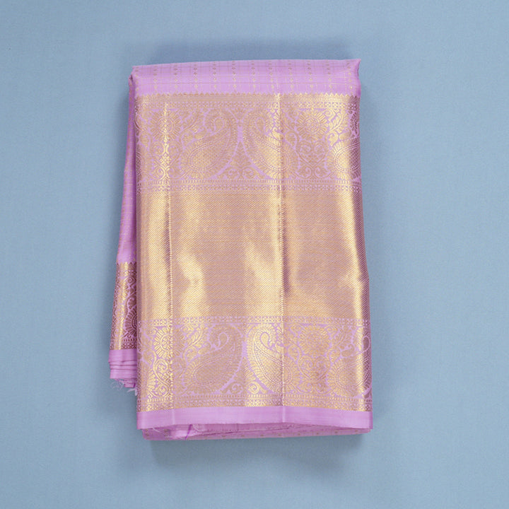 Hayagrivas Handloom Lavender Kanjivaram Silk Saree KBF656G20-1