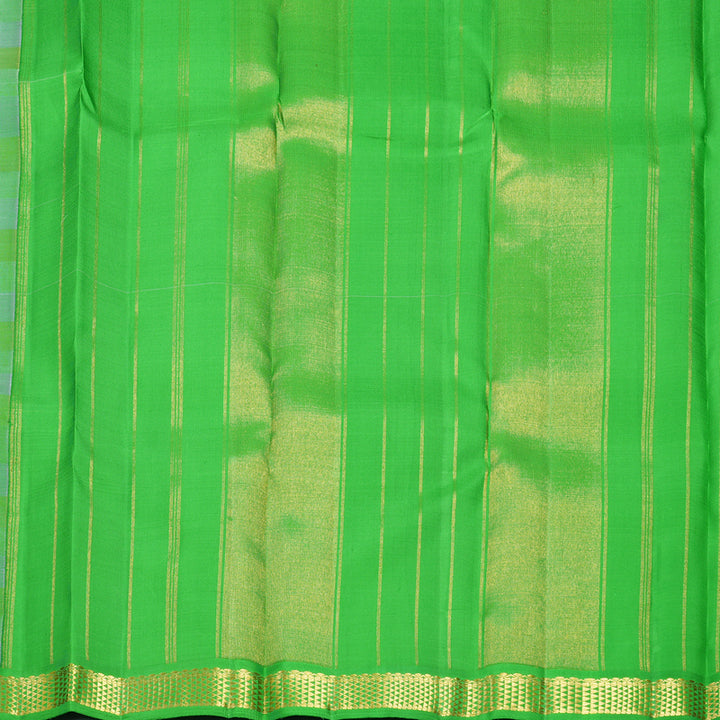 Hayagrivas Handloom Pastel Multicolour Checks Kanjivaram Silk Saree KBF656G5-5