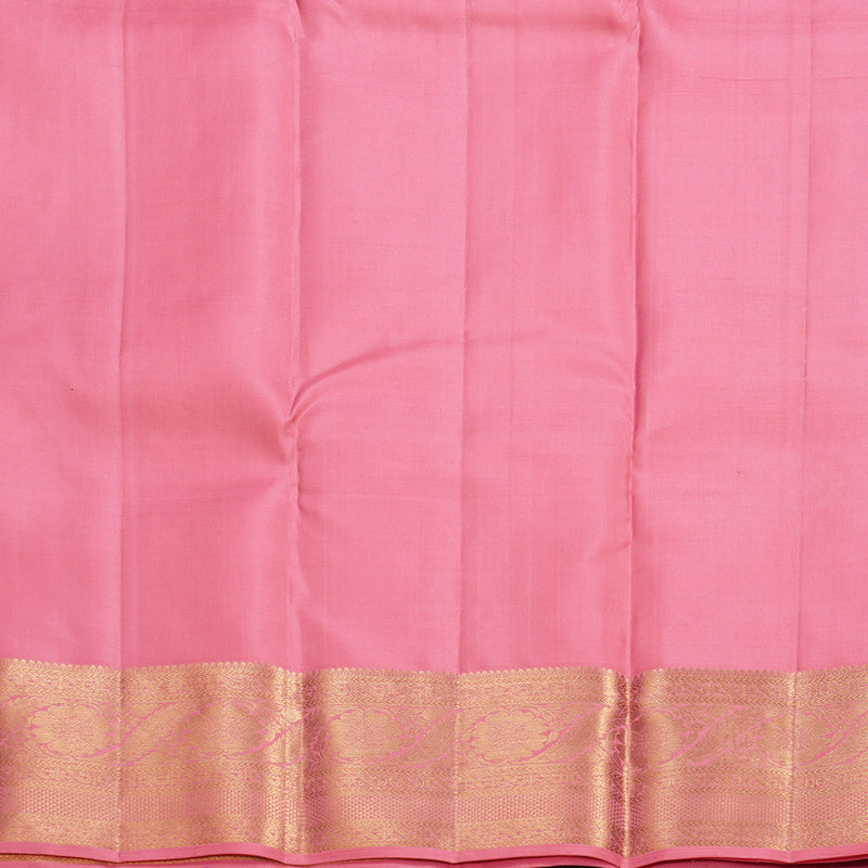 Hayagrivas Handloom Rose Pink Kanjivaram Silk Saree KBF656G7-2