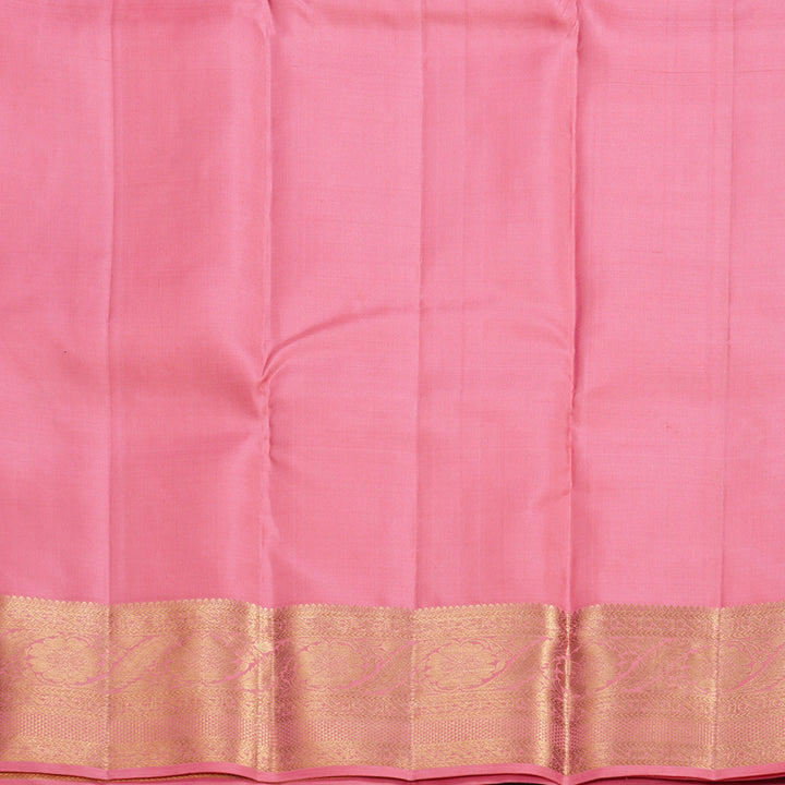 Hayagrivas Handloom Rose Pink Kanjivaram Silk Saree KBF656G7-2