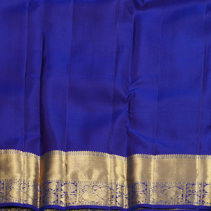 Hayagrivas Handloom MS Blue Kanjivaram Silk Saree KBF656G7-7