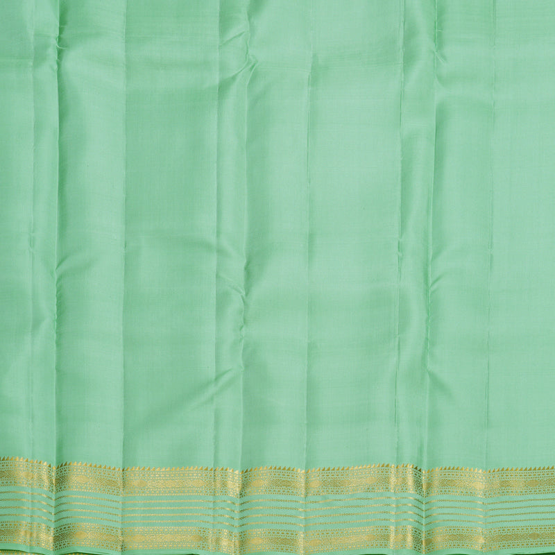 Hayagrivas Handloom Pastel Green Kanjivaram Silk Saree KBF656G7-8