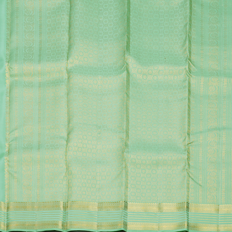 Hayagrivas Handloom Pastel Green Kanjivaram Silk Saree KBF656G7-8