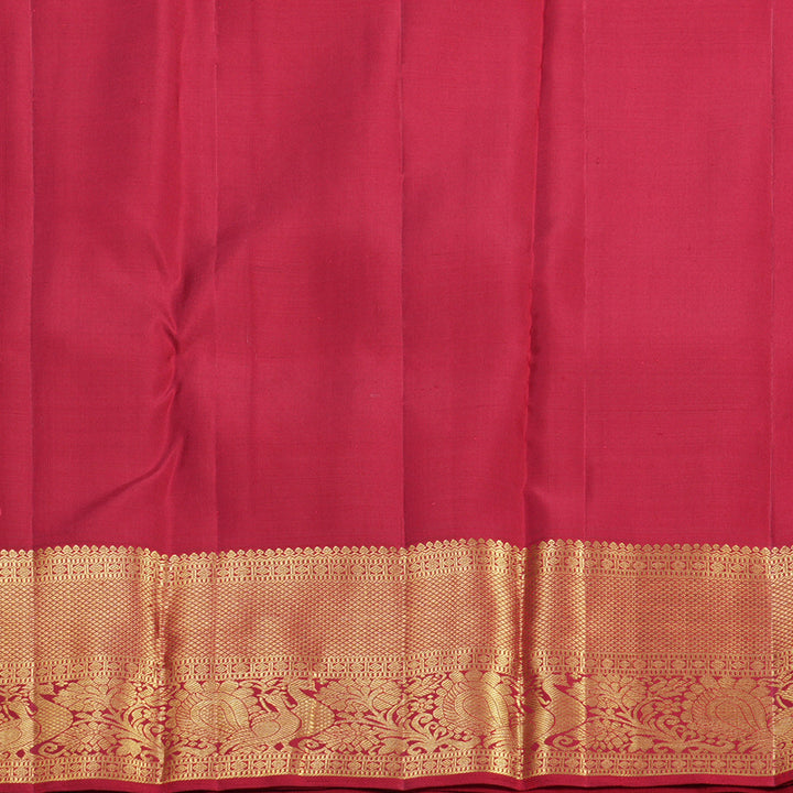 Hayagrivas Handloom Red Kanjivaram Silk Saree KBF656G7-9
