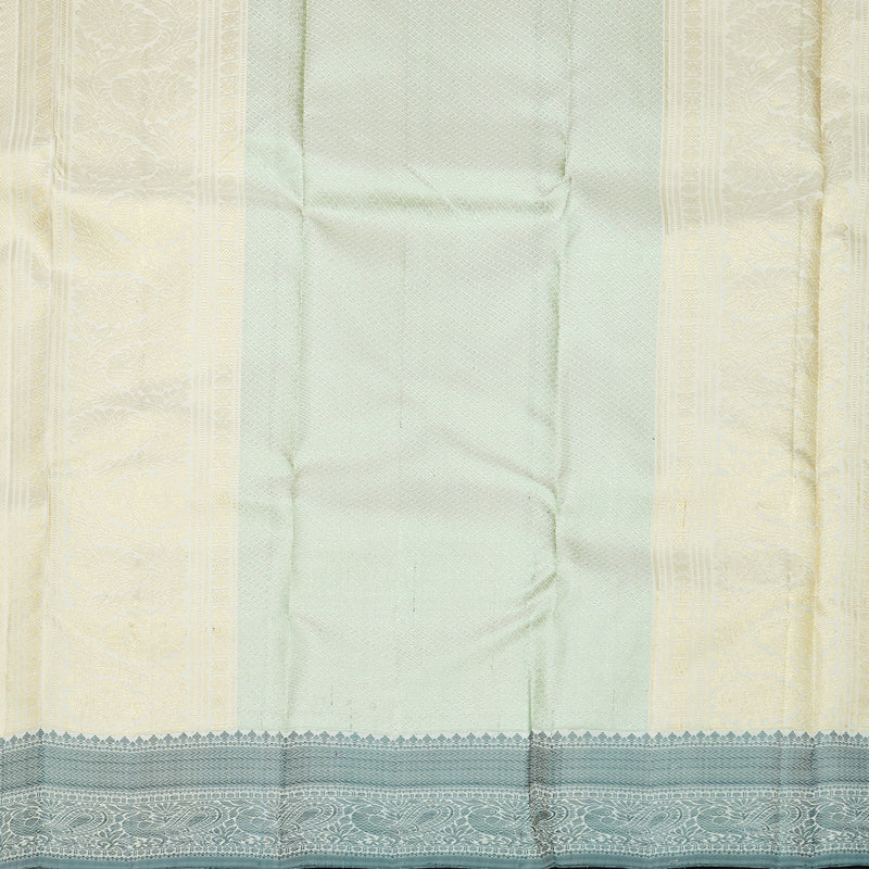 Hayagrivas Handloom Beige Kanjivaram Silk Saree KBF656G8-1