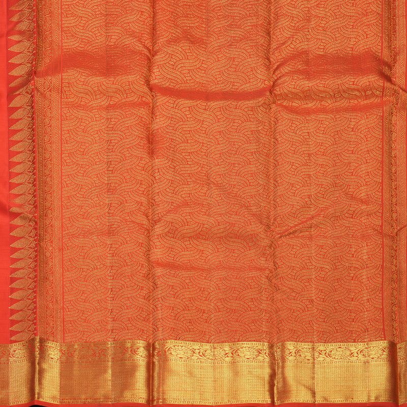Hayagrivas Handloom Red Kanjivaram Silk Saree KBF665G2-1