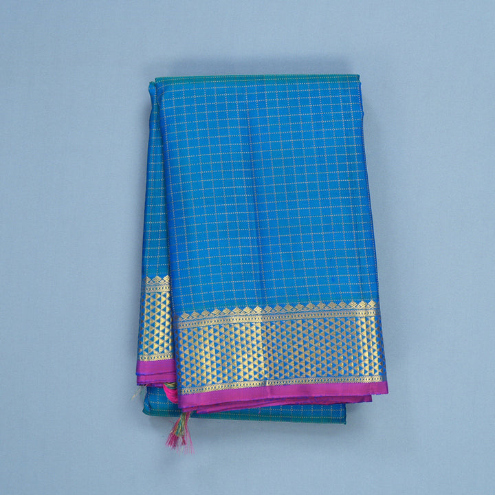 Hayagrivas Handloom Mayilkazhuthu Kanjivaram Silk Saree KBF665G2-6