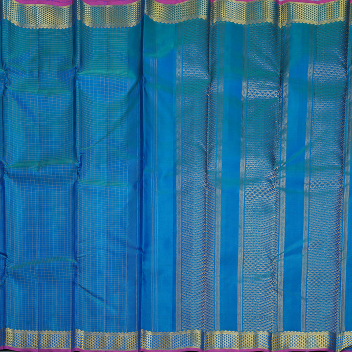 Hayagrivas Handloom Mayilkazhuthu Kanjivaram Silk Saree KBF665G2-6