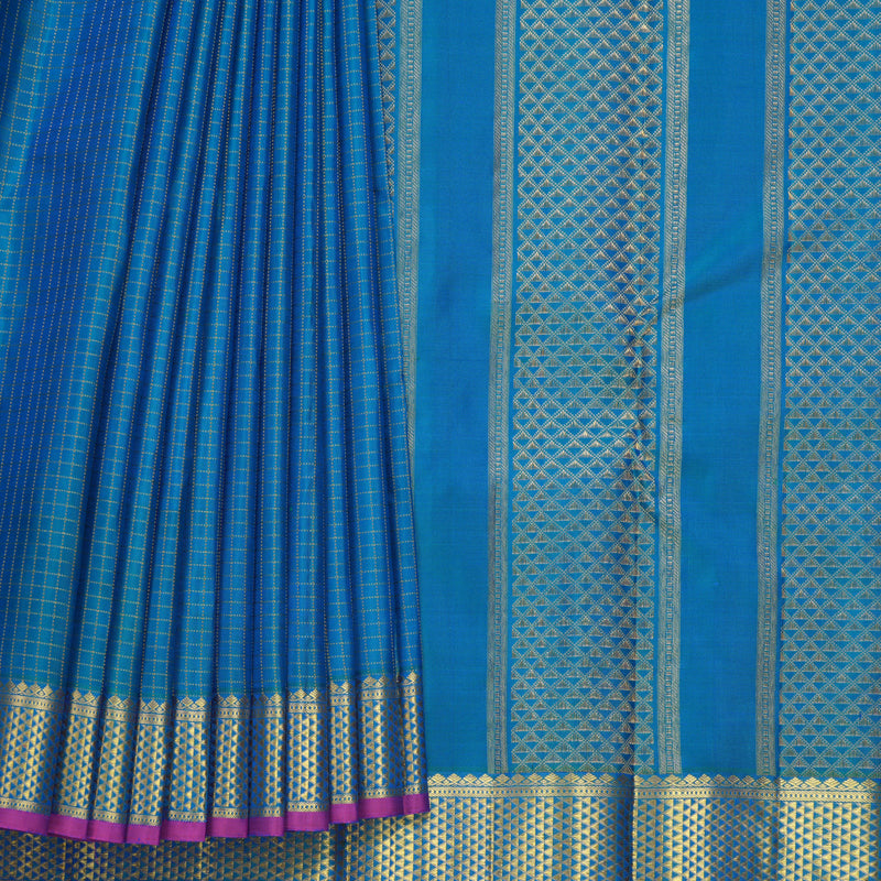 Hayagrivas Handloom Mayilkazhuthu Kanjivaram Silk Saree KBF665G2-6