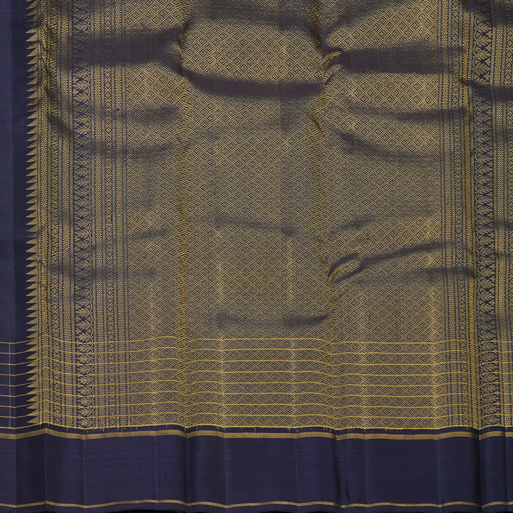 Hayagrivas Handloom Nagapazham Kanjivaram Silk Saree KBF669G1-1