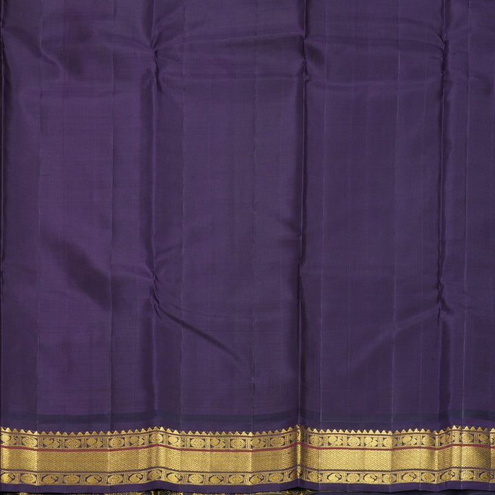 Hayagrivas Handloom Mango Yellow Kanjivaram Silk Saree with Nagapazham Border KBF669G11-1