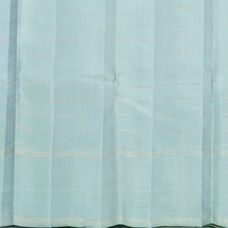 Hayagrivas Handloom Lilac Kanjivaram Silk Saree with Ganga Jamuna Border KBF669G9-1