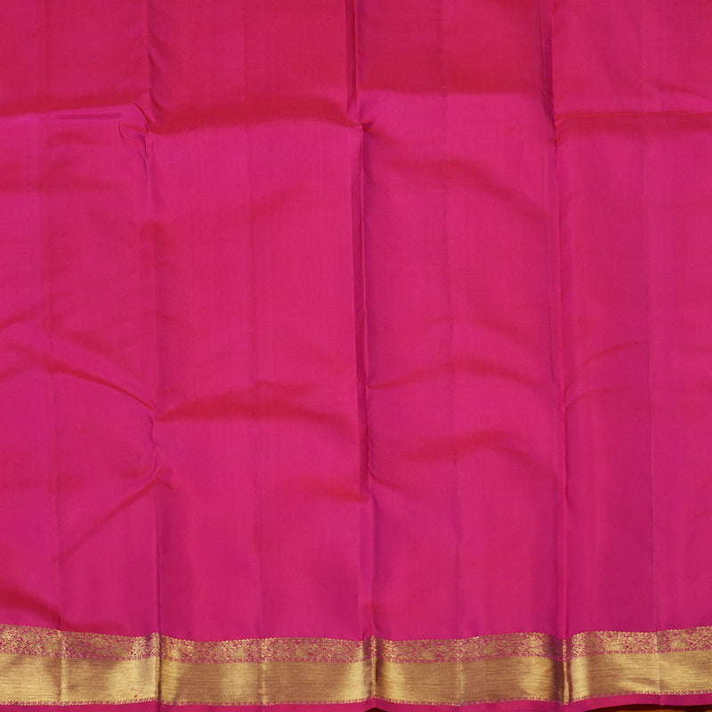 Hayagrivas Handloom Yellow Kanjivaram Silk Saree KBF66D1-3