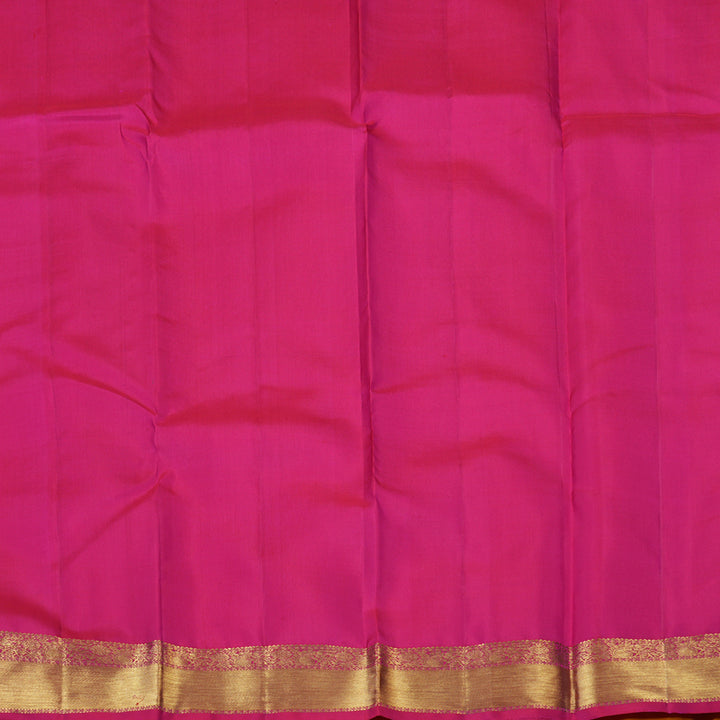Hayagrivas Handloom Yellow Kanjivaram Silk Saree KBF66D1-3
