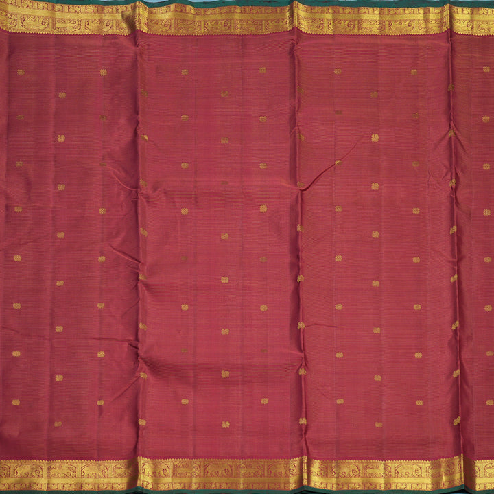 Hayagrivas Handloom Maroon Ten Yards Silk Saree KBF672G4-1