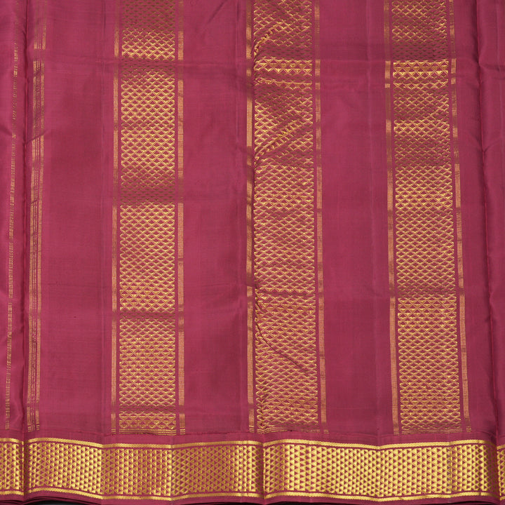 Hayagrivas Handloom Mambazham Orange Ten Yards Silk Saree KBF672G5-1