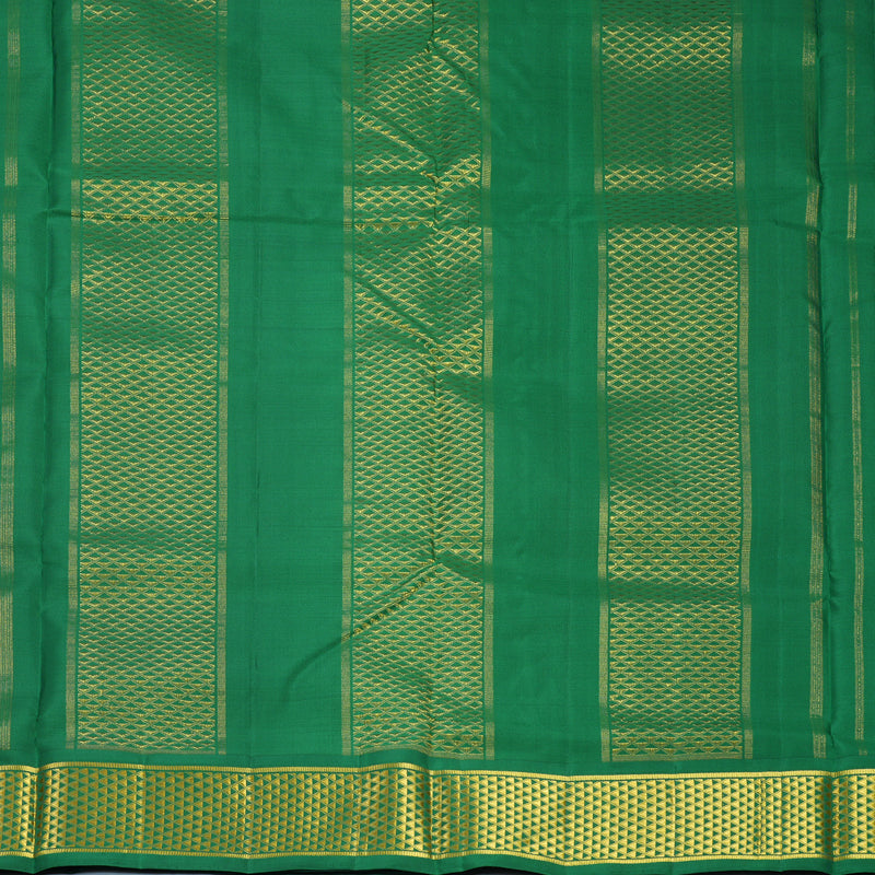 Hayagrivas Handloom Mambazham Orange Ten Yards Silk Saree KBF672G6-1