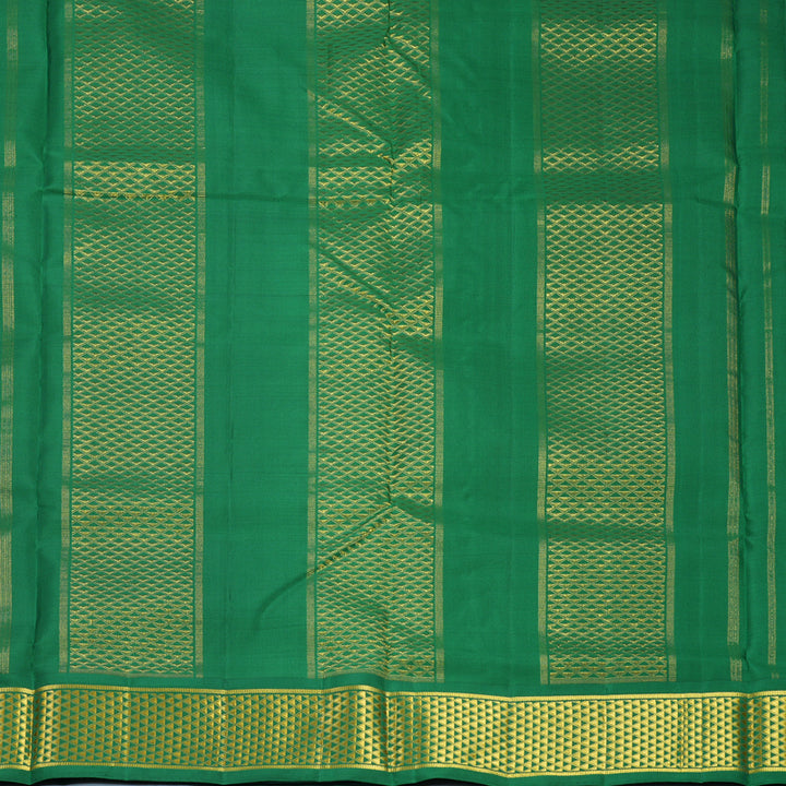 Hayagrivas Handloom Mambazham Orange Ten Yards Silk Saree KBF672G6-1