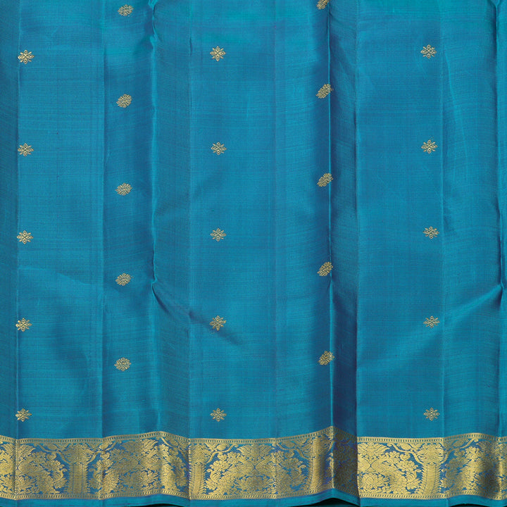 Hayagrivas Handloom Mayilkazhuthu Kanjivaram Silk Saree KBF673G1-1