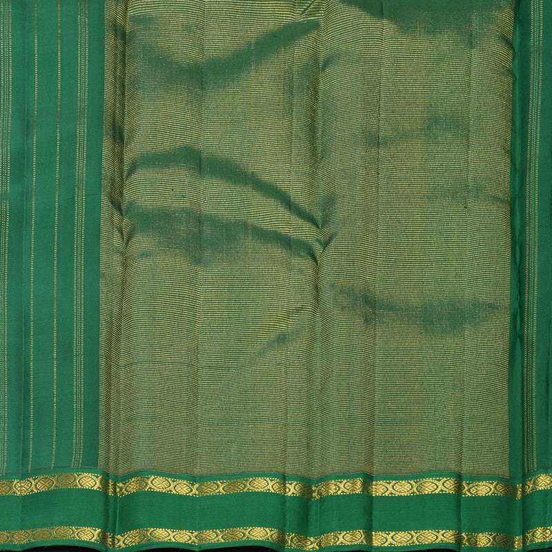 Hayagrivas Handloom Magenta Kanjivaram Silk Saree with Dark Green Border KBF675G2-1